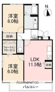 ロイヤルコート桜町E【3階】の間取り