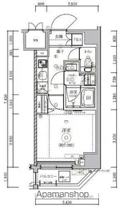 グラシアプレイス錦糸町【5階】の間取り