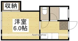 プレール高柳Ⅰ【2階】の間取り