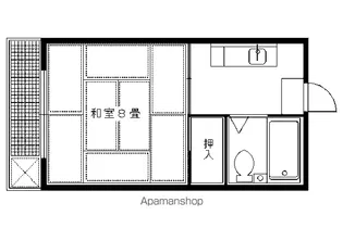 叡山荘【3階】の間取り
