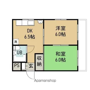 大松庚午ビル【4階】の間取り