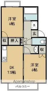 プレジール4丁目Ⅰ【2階】の間取り