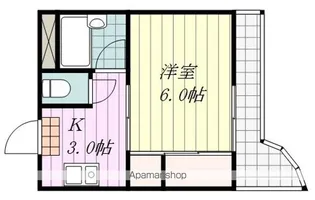 オリエントハウス【3階】の間取り