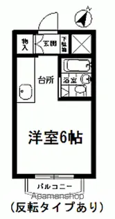 シャトーキミ【201号室】の間取り