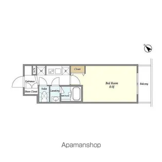 ライトテラス蔵前【4階】の間取り