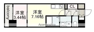 ArtizA金山【5階】の間取り