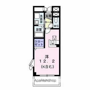 メゾン プリムローズ【106号室】の間取り