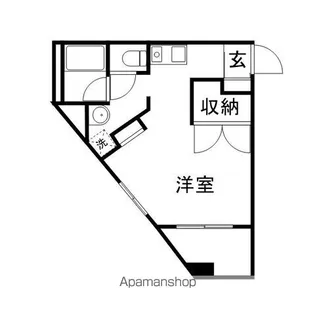 1Kの間取り画像