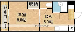 サンシティ第1マンション【4階】の間取り