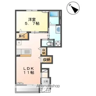 セレーノ【1階】の間取り