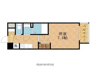 プレサンス大阪都島エレナード【9階】の間取り