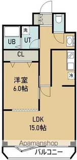 ロイヤルシティ弐番館青柳【2階】の間取り