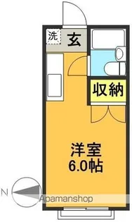 サラーム松原【205号室】の間取り