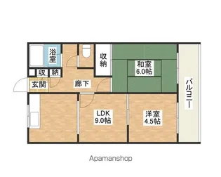 メゾン・ド・タカ【4階】の間取り