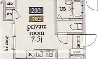 アーベインテラス大塚【2階】の間取り