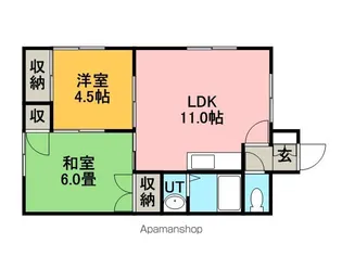 ハイツきむら【3号室】の間取り