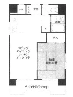 朝日プラザ大手門【4階】の間取り