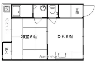 メゾン山内【101号室】の間取り
