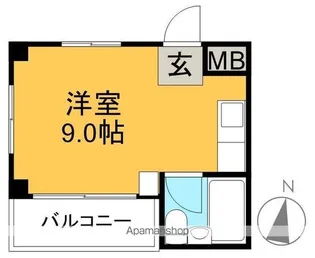 スカイコートⅠ【2階】の間取り