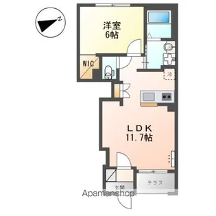 LA RECOLTE (ラ レコルト)【1階】の間取り