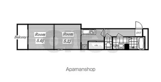 B's117 North【4階】の間取り