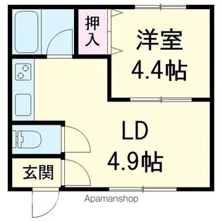 アスティ双葉【103号室】の間取り