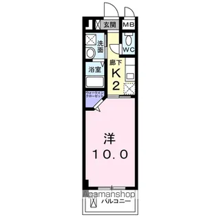 ルイシャトレ鏡【1階】の間取り