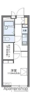 レオパレスアイリス【3階】の間取り