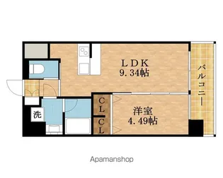 プレジオ都島ASIAN【1202号室】の間取り