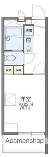 レオパレスグランドゥール【3階】の間取り