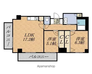 コンドー円山KIRARI【2階】の間取り