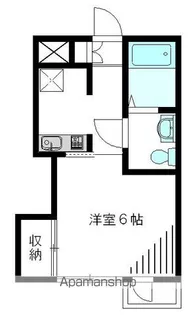 レジデンス花公園【202号室】の間取り
