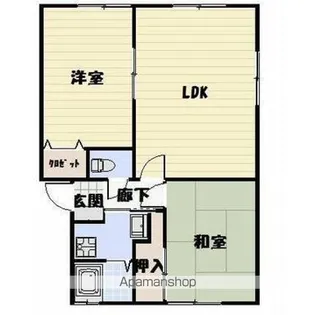 ソレジオ本村【202号室】の間取り