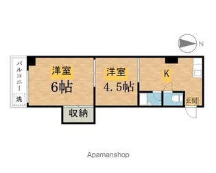 コーポ池田【203号室】の間取り