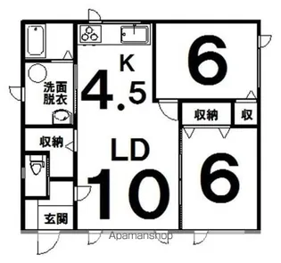 北海道帯広市大通南31丁目【一戸建】の間取り