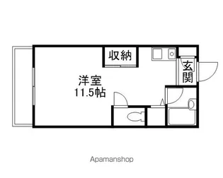 パーティアム津高【2階】の間取り