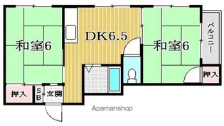 マンション忍【2階】の間取り