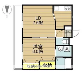 LMハイツ【102号室】の間取り