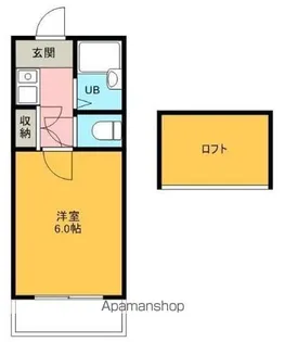 レンパレスパルコ A棟【1階】の間取り