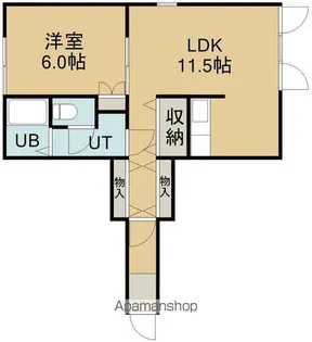 ファミールⅡ【202号室】の間取り