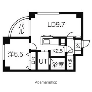 オンズドール【4階】の間取り