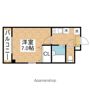 サンハイム広路【3階】の間取り