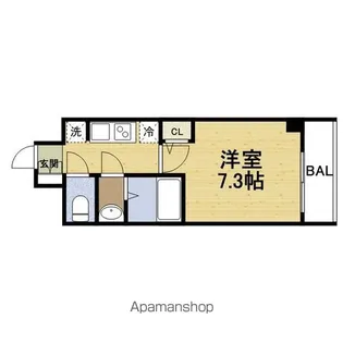 S-RESIDENCE都島【2階】の間取り
