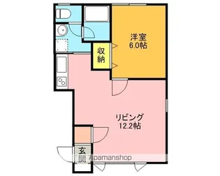 アーバンハイツ2000【2階】の間取り