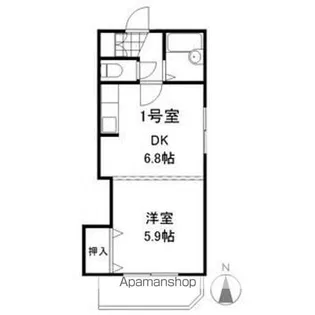 ル・ヴェール円山(旧ハイツベールシバ)【101号室】の間取り