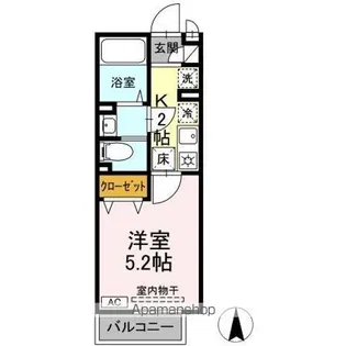 SURF SIDE T&K【1階】の間取り