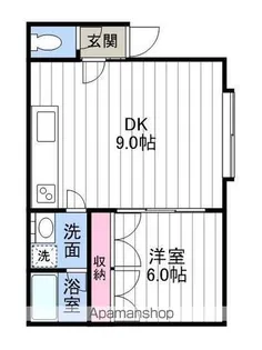 ホワイトコートカヤ13【106号室】の間取り