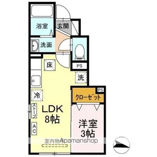 ピグレット【1階】の間取り