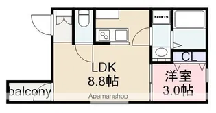 カグラグレイス【3階】の間取り