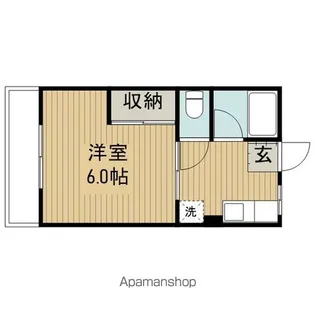 シティハイムサン【201号室】の間取り